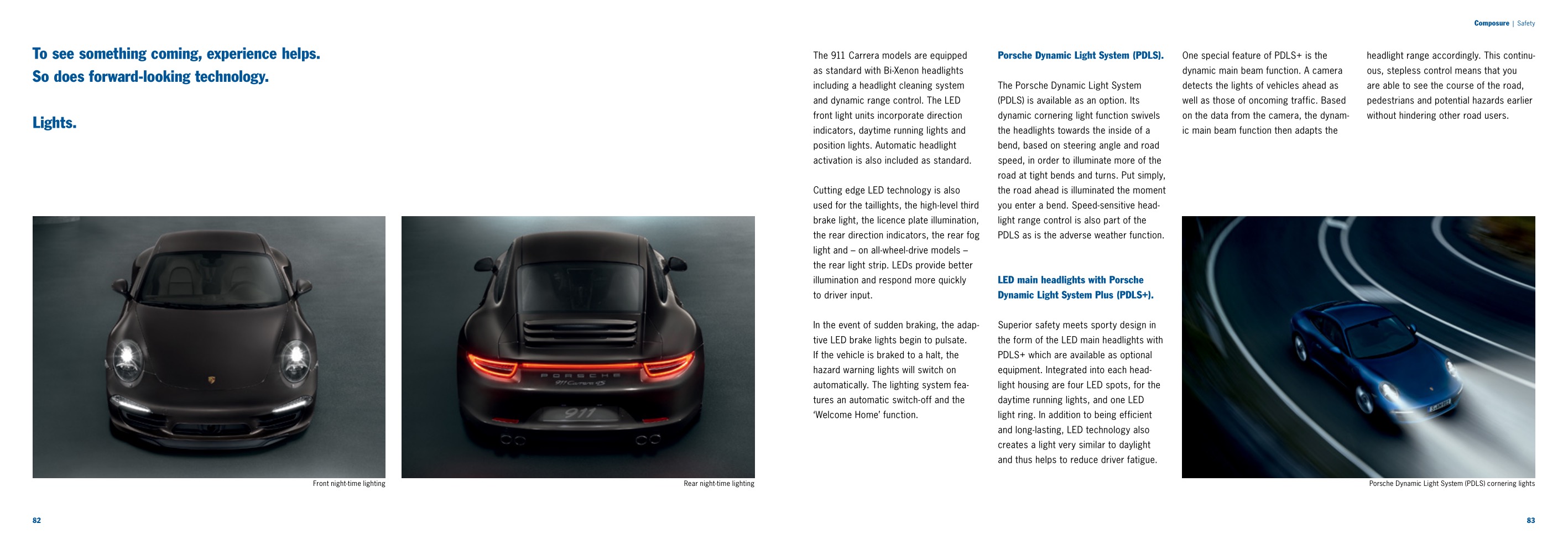 2014 Porsche 911 Brochure Page 52